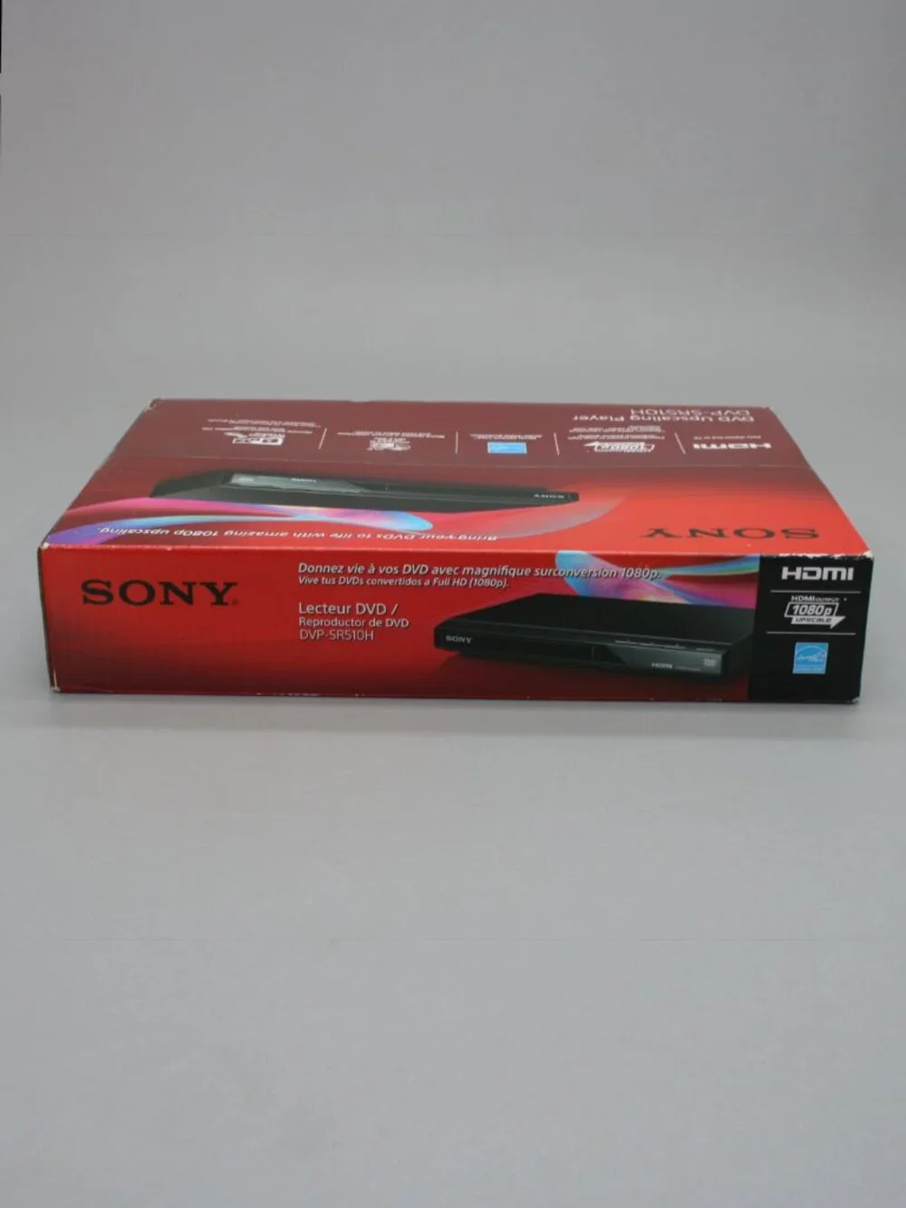 NEW Sony DVD Player 1080p HD Upconversion/Upscaling HDMI Remote Dolby DVP-SR210P